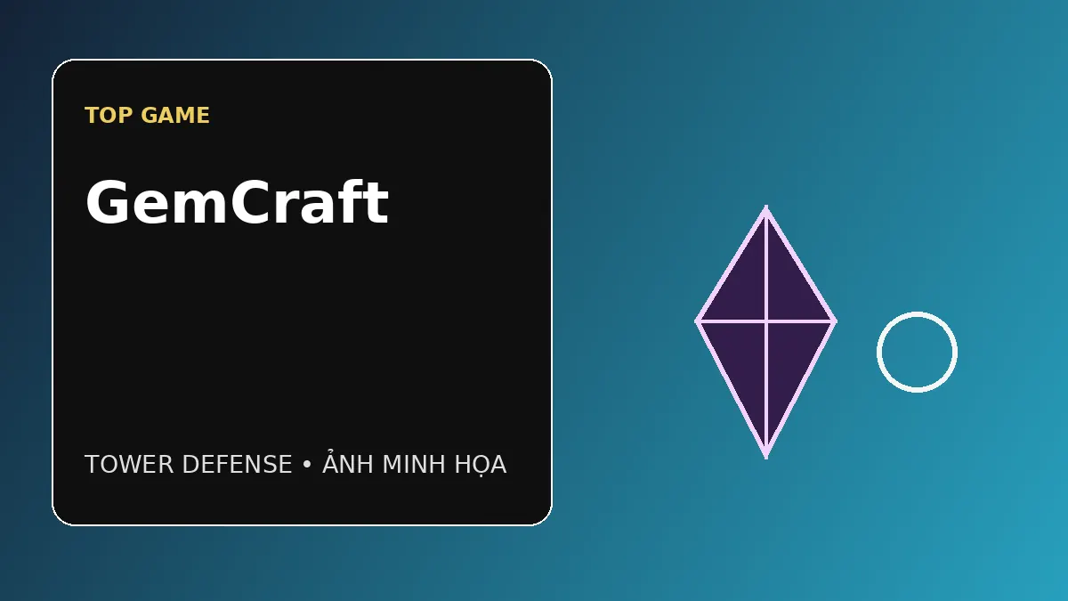 Ảnh minh họa GemCraft - game thủ thành dùng gem